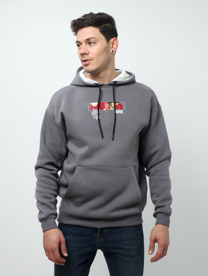 Sweat à capuche imprimé